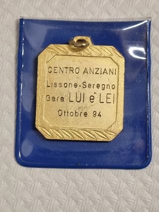 Medaglia gioco bocce