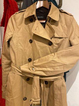 Gabardina Massimo Dutti beige