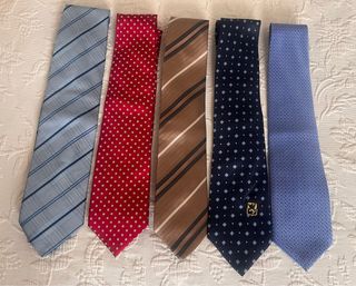 5 Corbatas seda - Reveroli & Tie Rack
