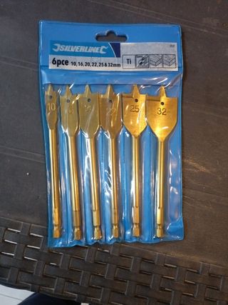 6 punte per legno Silverline - 10,16,20,22,25,32mm