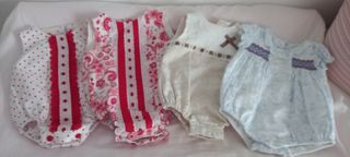 Lotes 4 ranitas / pelele bebé