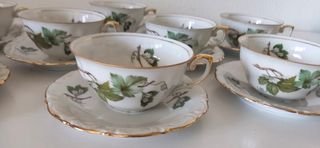 Oferta!! 8 TAZAS DE DESAYUNO VINTAGE  SANTA CLARA