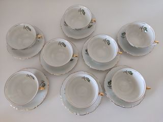 Oferta!! 8 TAZAS DE DESAYUNO VINTAGE  SANTA CLARA