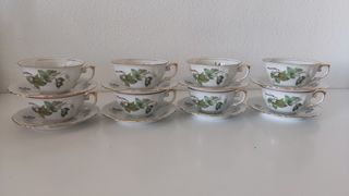 Oferta!! 8 TAZAS DE DESAYUNO VINTAGE  SANTA CLARA