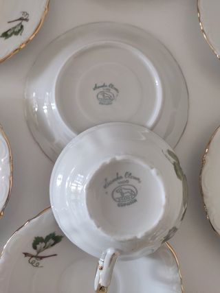 Oferta!! 8 TAZAS DE DESAYUNO VINTAGE  SANTA CLARA