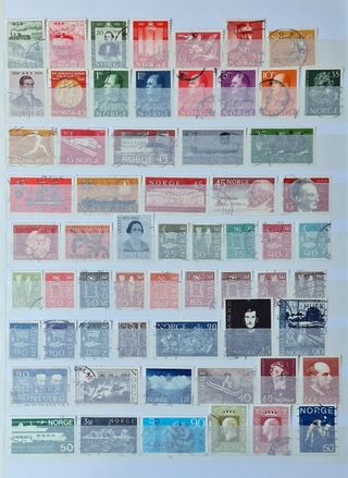 Sellos usados de Noruega (Norge)