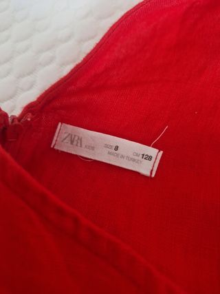 Mono rojo Zara - T.M Talla 8