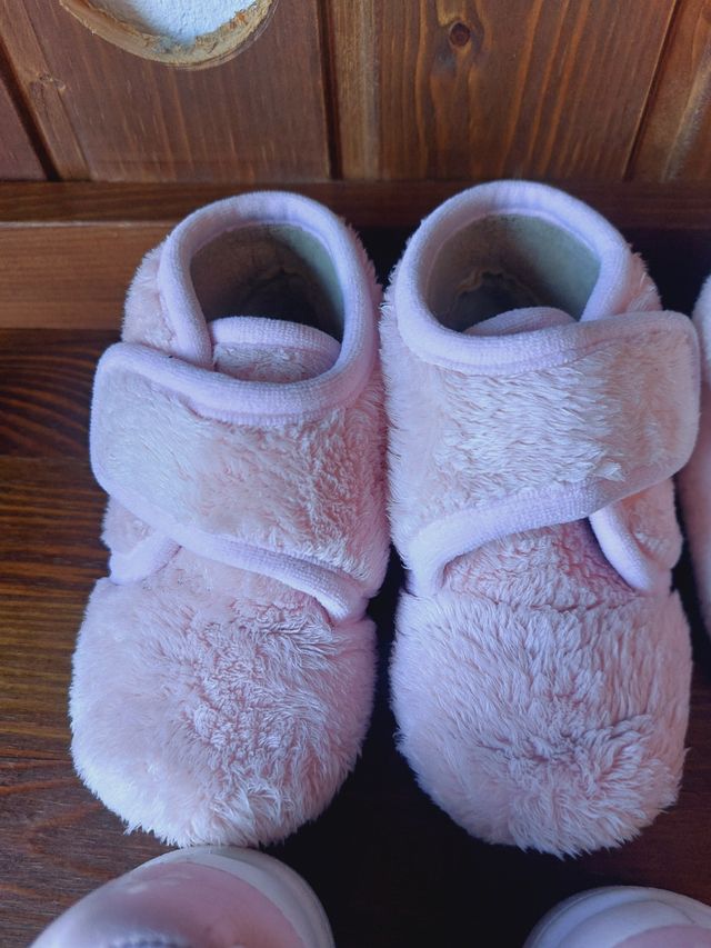 Lote zapatos bebé niña talla 21 22