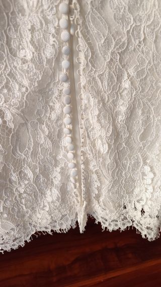 Top encaje Atelier Pronovias de encaje francés 