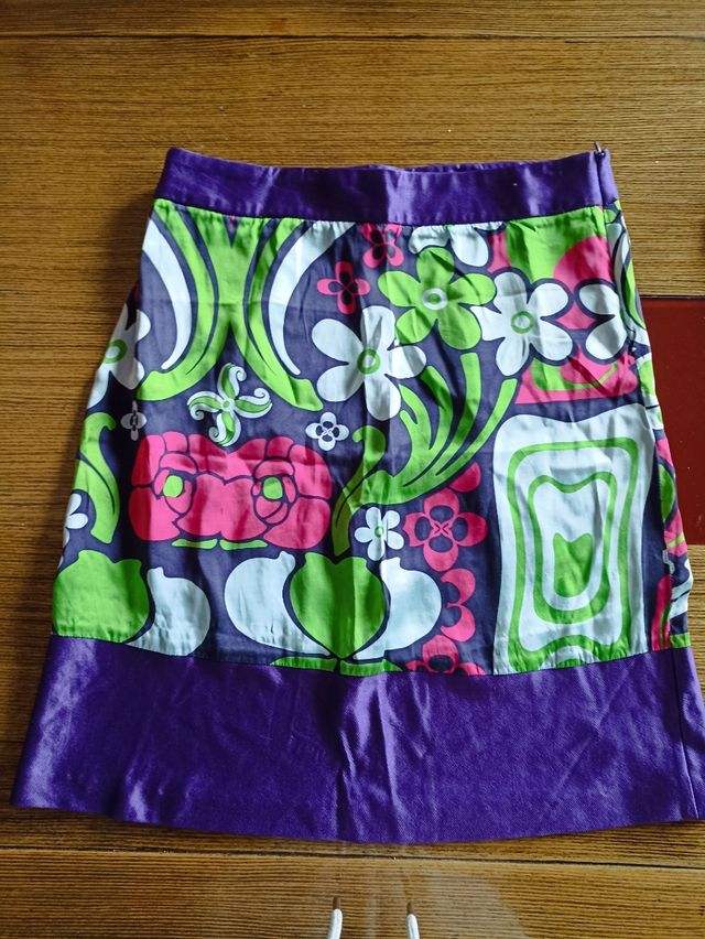 Falda Custo multicolor talla S