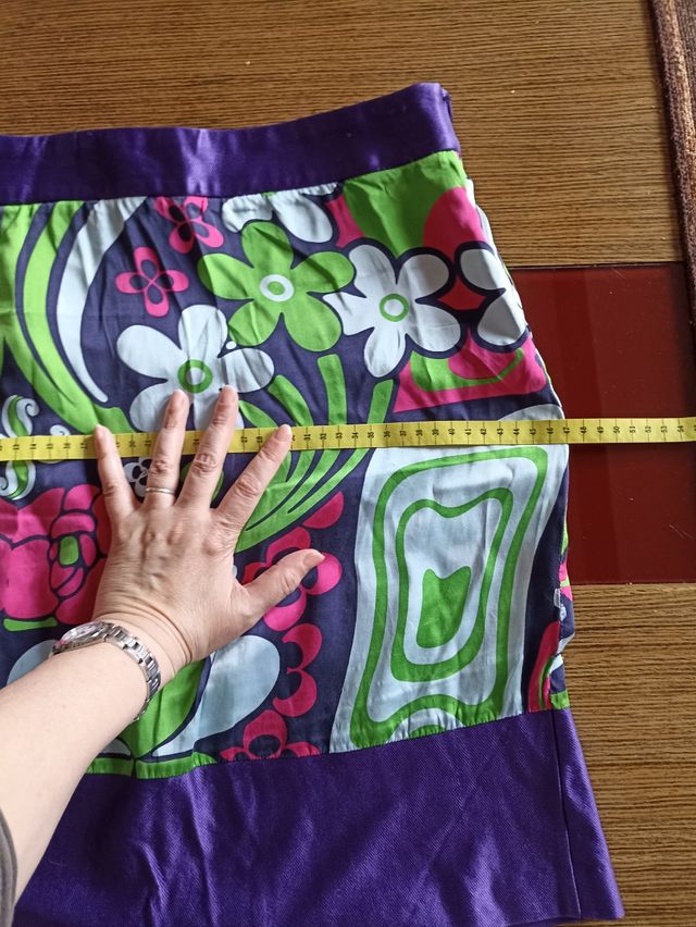 Falda Custo multicolor talla S