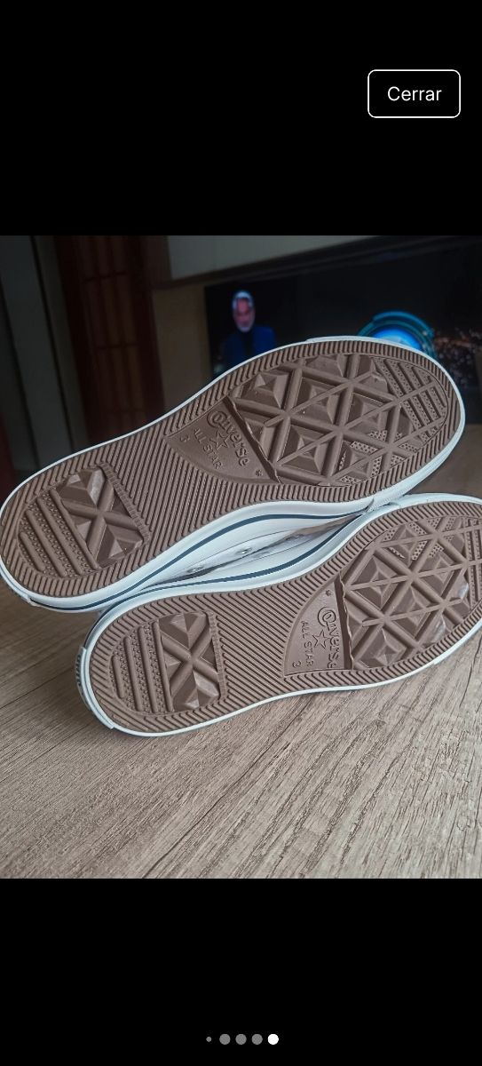 Converse blancas altas