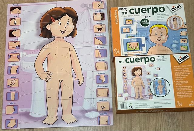 Juego puzzle cuerpo humano Diset