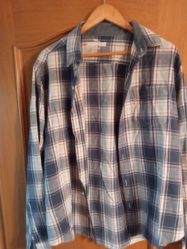 Camisa TEX Beige - Talla L 42-44