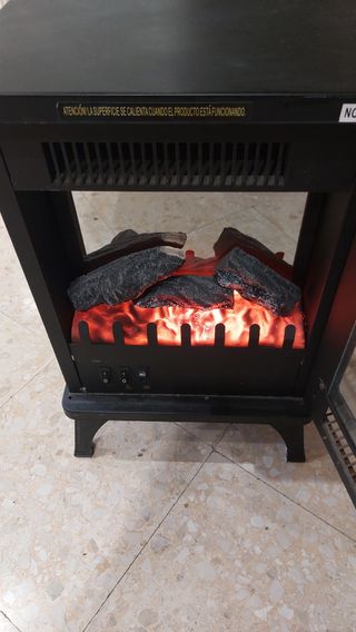Estufa chimenea electrica