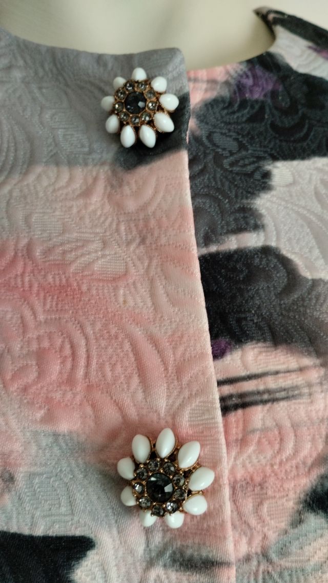 Guardapolvo-chaqueta MD Woman estampado talla M