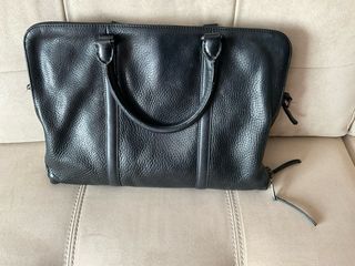 Maletín Massimo Dutti piel negra