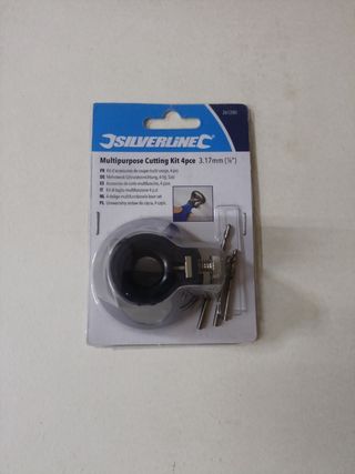 Kit taglio multifunzione Silverline 4pz 3.17mm