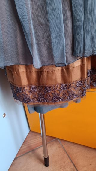 Vestito Siste's azzurro e marrone