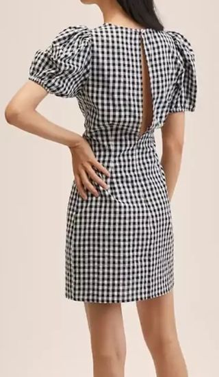 Vestido corto Mango cuadros