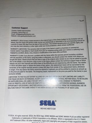 Sonic mania plus 