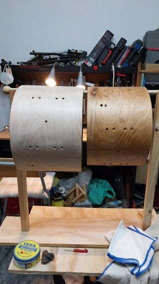 Batería Honsuy Vintage con fundas