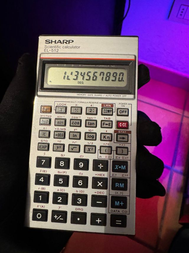 Sharp Calcolatrice scientifica EL-512