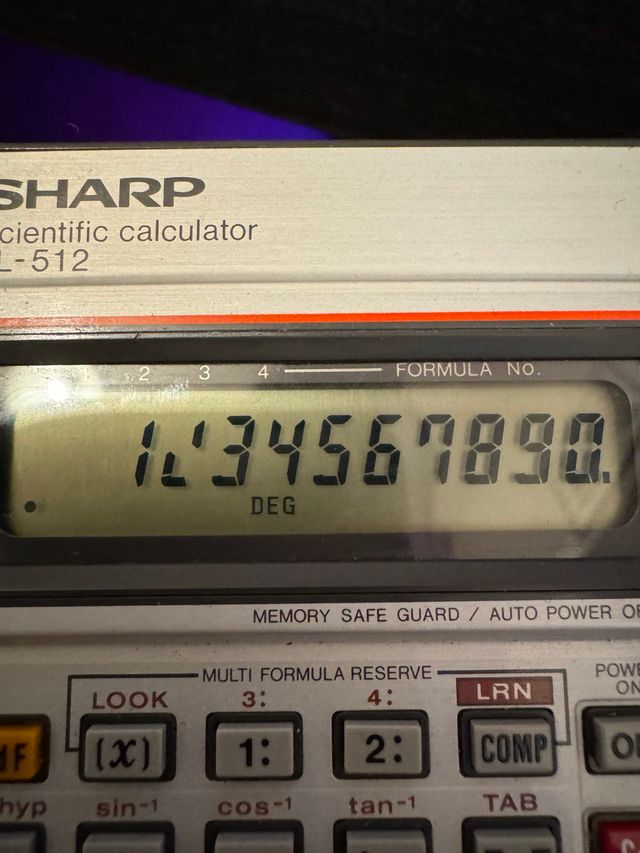 Sharp Calcolatrice scientifica EL-512