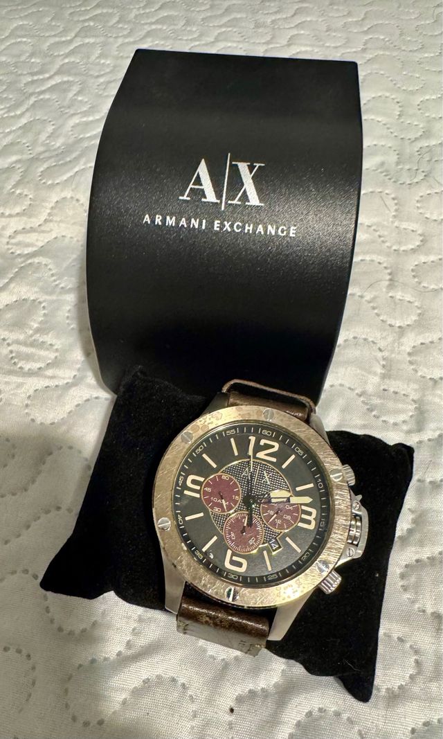 Reloj Armani Exchange - marrón y plata