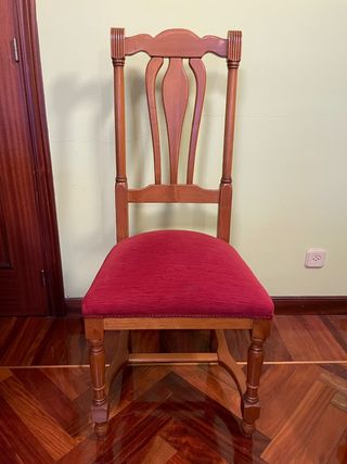 Set de mesa y 4 sillas