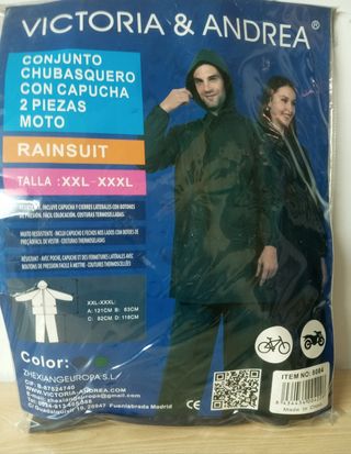 2piezas chubasquero moto,bicicleta.Nuevo