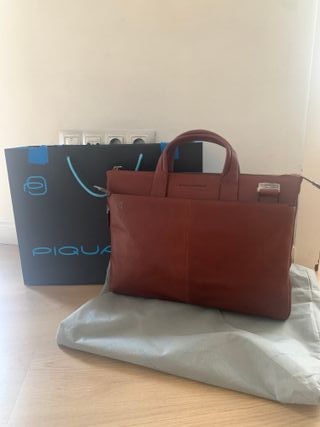 Nuevo Maletín de Piel Piquadro para Portátil 15,6"