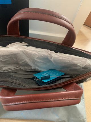 Nuevo Maletín de Piel Piquadro para Portátil 15,6"