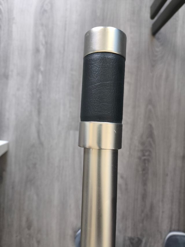 Barras para cortinas - metalicas plateadas