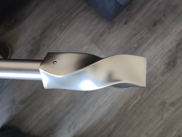 Barras para cortinas - metalicas plateadas