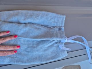 Traje comunión niño Timoneles lino gris.talla 8