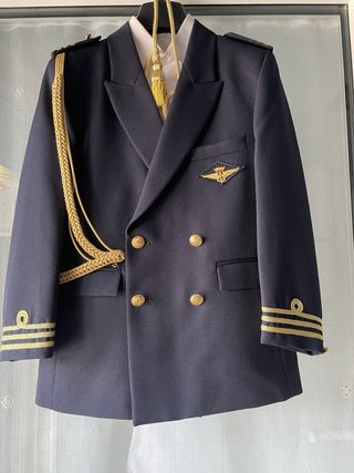 Traje marinero niño pequeño - Azul y blanco