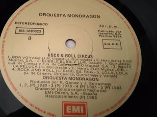 Vinilo Orquesta Mondragón - Rock & Roll Circus
