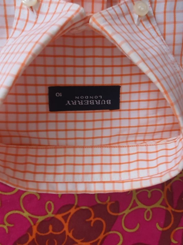 Camisa Burberry London T- 10 años