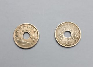 25 pesetas País Vasco 1993