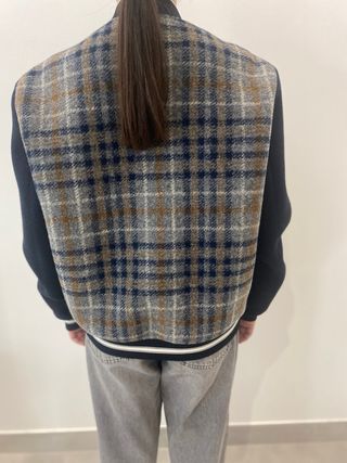 Chaqueta bomber Carolina Herrera - Azul Gris
