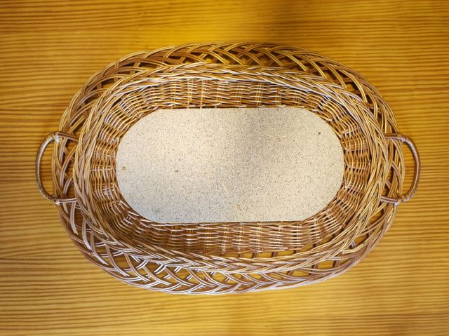 Bandeja mimbre ovalada