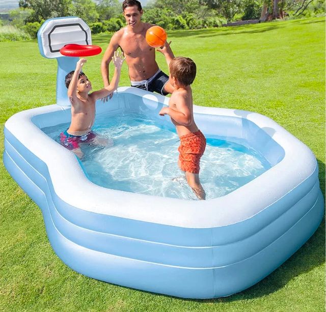 Piscina infantil INTEX con canasta, NUEVA