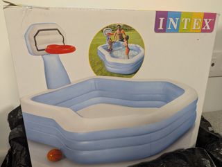 Piscina infantil INTEX con canasta, NUEVA
