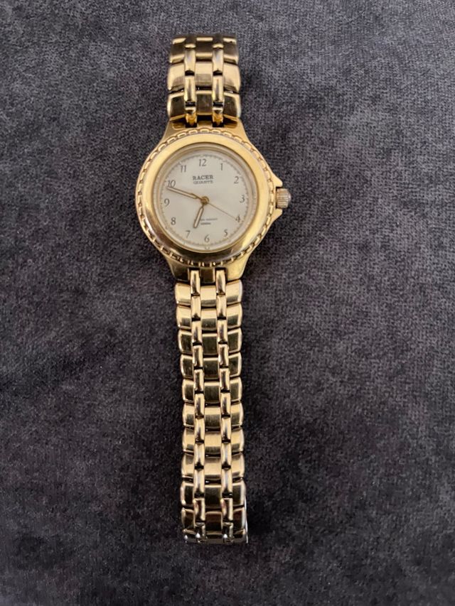 Reloj Racer Mujer Oro Chapado