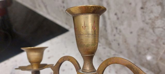 Candelabro Portavelas antiguo