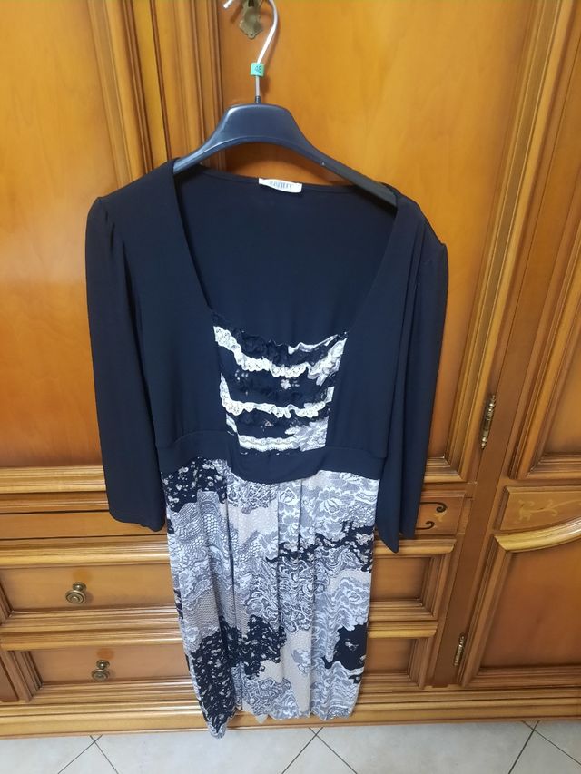 Vestito Elisa Sandri nero tg. L-XL