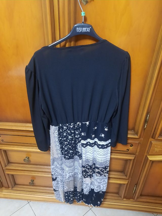 Vestito Elisa Sandri nero tg. L-XL