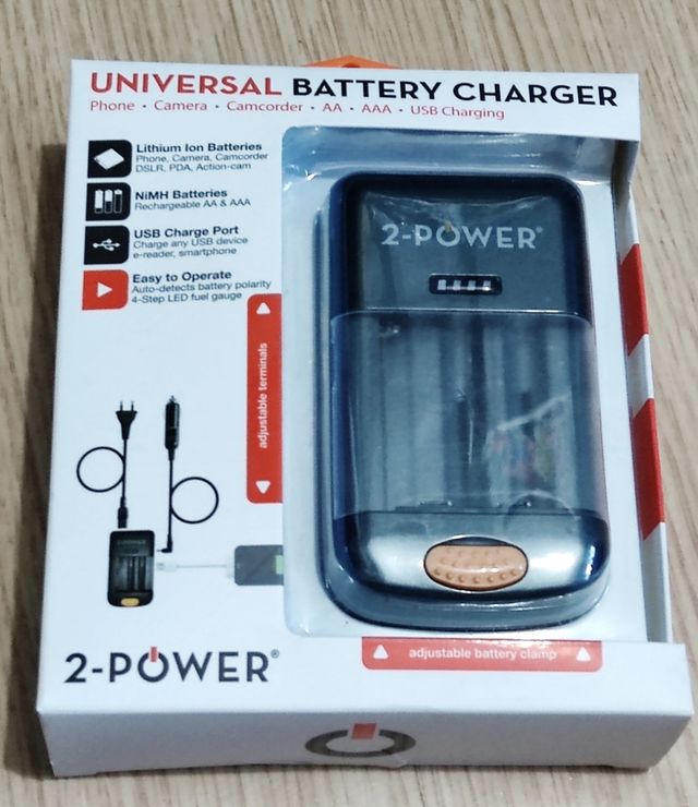 Cargador Baterías y Pilas 2-POWER
