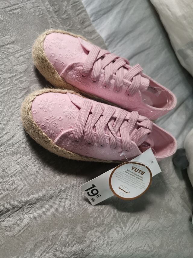 Zapatillas niña YUTE rosa - talla 30